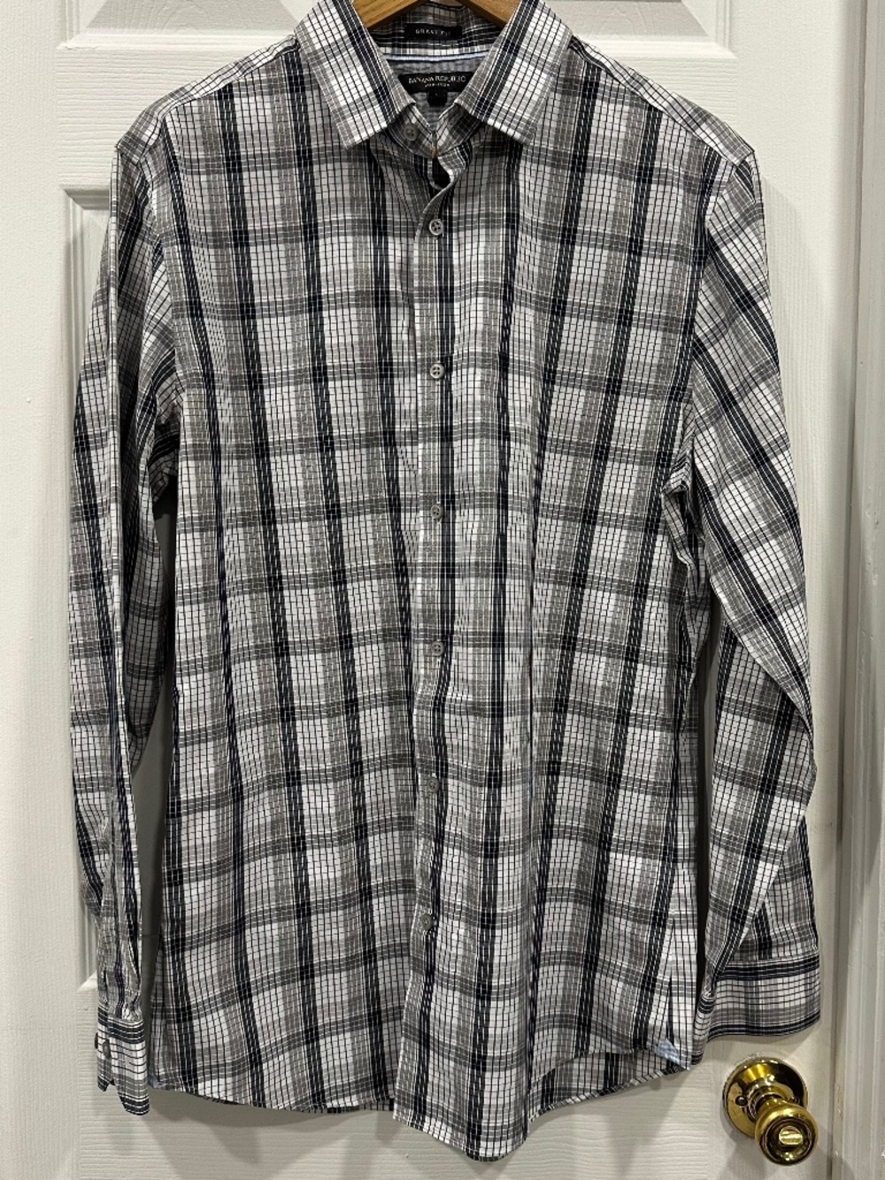 NWOT Banana Republic Grant Fit Dress Shirt Size Large
